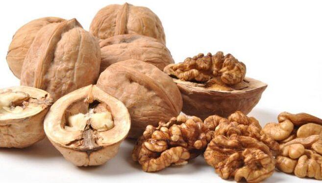 Walnuts a folk remedy for helminthiasis. 