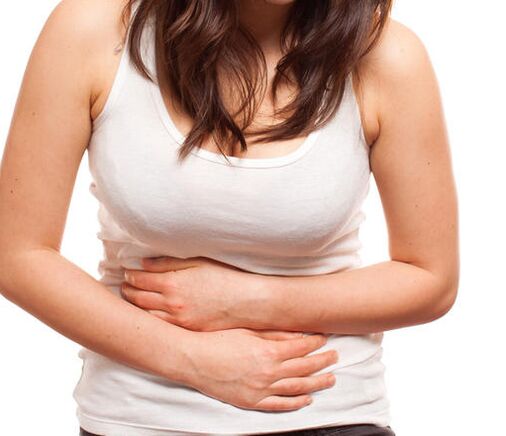 Abdominal pain is a sign of helminth infestation. 
