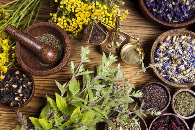 Herbs to eliminate parasites from the body.