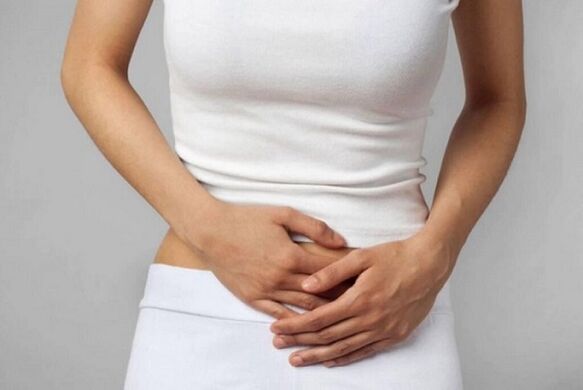 abdominal pain as a symptom of parasites in the body