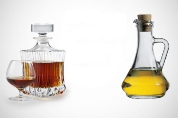 cognac and castor oil to eliminate parasites from the body